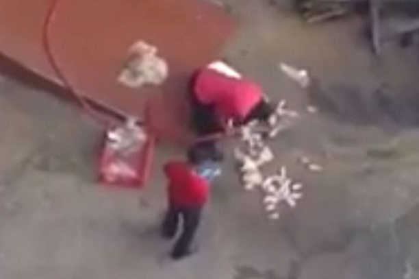 VIDEO WTF KFC Workers Caught On Camera Washing Chicken On The Floor