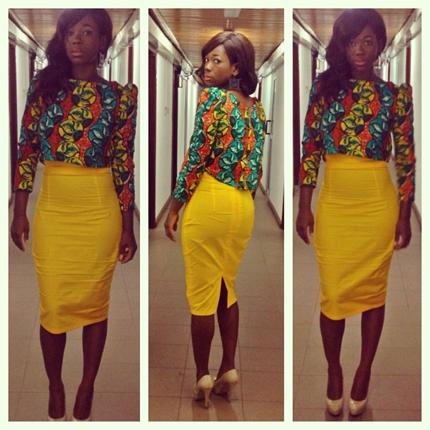 Wearing The African Print The Ama K Abebrese’s Way