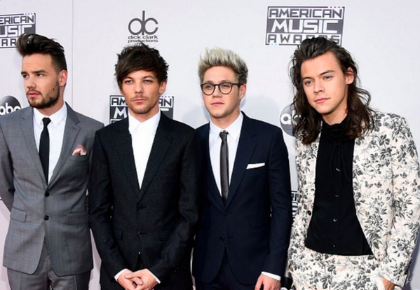 One Direction Hit The AMAs 2015 Red Carpet - Ghanacelebrities.com