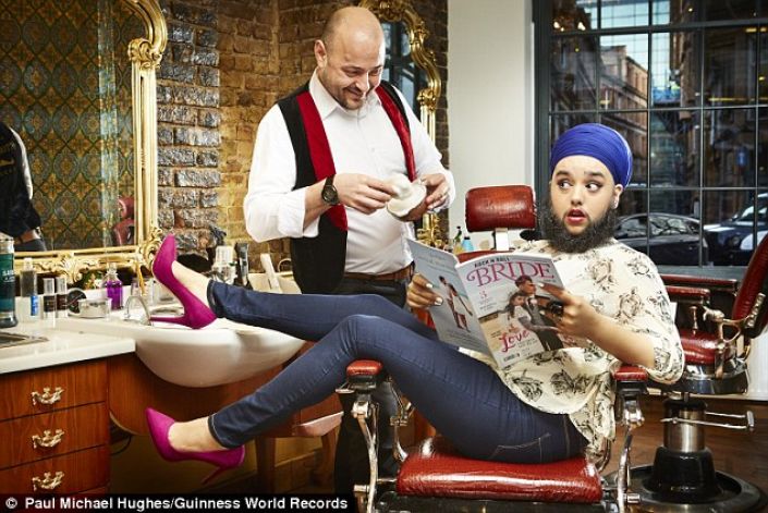 24-Year-Old Woman Breaks Record With Her Beard: Harnaam Kaur Makes ...