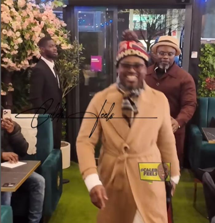 Why He Dey Come Look Like Osofia in London – Fans Troll Abeiku Santana for Wearing Women’s Winter Coat During Birthday Party in UK